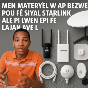 TECH: Les Matériels Nécessaires pour Étendre le Signal Starlink et Gagner de l’Argent